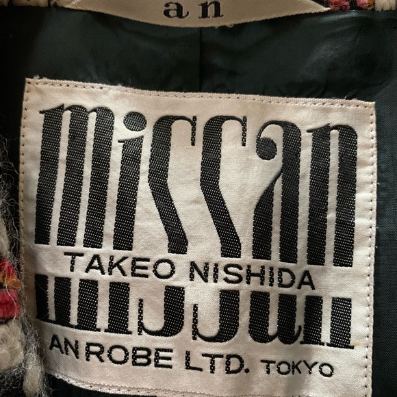 Designer Takeo Nishida Missan Tweed Jacket - Picture 5 of 5